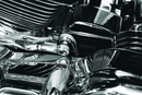 Kuryakyn Ball Joint with Stud - Righthand Female 5/16in-24 Threads, Chrome Finish