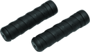 Kuryakyn Classic Wrap Grips 1 inch Black – Durable Rubber Motorcycle Handlebars