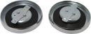 Cam Style Gas Cap Set Chrome