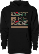 DBK Classic Camo Youth Hoodie Black YL (Part Number YH-CLASSICCAM-L)