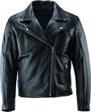 Kuryakyn River Road Ironclad Classic Leather Jacket for Powersports – Black, XL