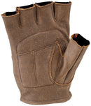 Kuryakyn Leather Buster Vintage Shorty Gloves – Black, Medium