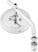 Bikers Choice 65-Up Chrome 3-Inch Round Mirror for Harley-Davidson Models