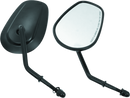 Bikers Choice Black Tapered Short Stem Motorcycle Mirrors Part