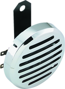 Bikers Choice Chrome Slotted Custom Electric Horn 12 Volt Universal (Part