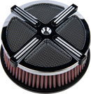 X Force Air Cleaner Kit Chrome/Black