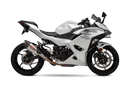 Yoshimura 14730BP520 Street AT2 Slip-On Exhaust with Carbon Fiber End Cap