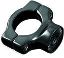 Kuryakyn Side Mount License Plate Holder Clamp for Harley-Davidson Softail Models (1986-2017) - Gloss Black