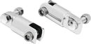 Kuryakyn 2-1/4 Inch Chrome Stirrup Heel Rest Extenders for Powersports Bikes