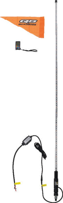 QuadBoss 6Ft Clear Single LED Lighted Whip with Bluetooth Control - Part Number 609666