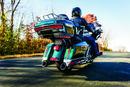 Kuryakyn Tri-Line Accent for Rear Tour-Pak Light Chrome – Compatible with Harley-Davidson FLTRXS Models