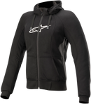 ALPINESTARS Stella Chrome Sport Jacket/Hoodie - Black - 2XL 4210920-10-2X