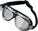 DRAG SPECIALTIES Red Baron Goggle - Stainless Steel - Tinted Lens 220028-BX3