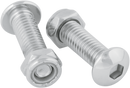 Performance Machine (PM) Chrome Foot Peg Hardware Kit – Part Number 0109-1021