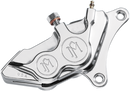 Performance Machine (PM) Front Right Chrome Brake Caliper for Harley-Davidson 00-17 with Part Number 0053-2920-CH