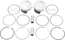 WISECO Tracker™ Series Piston Kit - 3.875" - 88 Cubic Inch Bored to 95 Cubic Inch - Standard - Twin Cam K0208PS