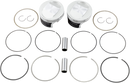 WISECO Tracker™ Series Piston Kit - 3.895" - 88 Cubic Inch Bored to 95 Cubic Inch - +0.020" - Twin Cam K0208P2