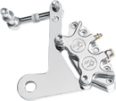 Performance Machine Front Caliper 1203-9017-CH for 1973-1983 FLH Models - Chrome Finish