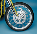 PERFORMANCE MACHINE (PM) Single Disc Caliper - Front - Chrome for Springer 88-99 - Part Number 1217-0017-CH