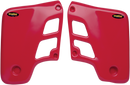 MAIER Radiator Scoops - CR500 '86-'88 - Red 600152