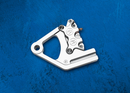 Performance Machine Rear Chrome Brake Caliper for 1987-1999 FXST/FLST - Part 1274-0052-CH