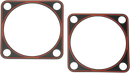 JAMES GASKET Metal Base Gasket for Big Twin JGI-16774-21-X – Durable Steel and Silicone Beaded Seal