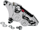PERFORMANCE MACHINE (PM) Front Left Chrome Brake Caliper for Harley-Davidson 84-99 with Part Number 0053-2915-CH