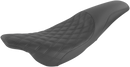 SADDLEMEN Profiler Seat - Front Lattice/Rear Smooth - Black - FLH '97-'07 897-07-149