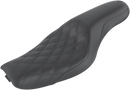 SADDLEMEN Profiler Seat - Front Lattice/Rear Smooth - Black - XL '04-'20 807-03-149