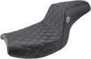 SADDLEMEN Pro Series SDC Performance Seat - w/o Backrest - Lattice Stitch/Lumbar Gripper - FXR '82-'00 SC88209DB