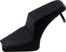 SADDLEMEN Step-Up Seat - Full Lattice Stitch - Black - Scout Bobber I18-33-175
