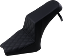 SADDLEMEN Step-Up Seat - Front Lattice Stitch/Rear Smooth - Black - Scout Bobber I18-33-172