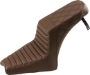 SADDLEMEN Step-Up Seat - Front Tuck-n-Roll/Rear Lattice Stitch - Brown - Scout '18-'24 I18-33-176BR