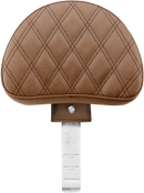 SADDLEMEN Backrest - Lattice Stitched - Brown 11567BLS