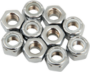 DRAG SPECIALTIES Nuts - Nylon - Chrome - 5/16"-18 MPB275