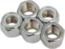 DRAG SPECIALTIES Nuts - Nylon - Chrome - 5/8"-18 MPB281