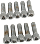 DRAG SPECIALTIES Bolts - Socket-Head - Knurled - 1/4-20 x 3/4" MPB179