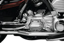Kuryakyn Rear Cylinder Base Cover for 2002-2006 Harley-Davidson Touring Models - Chrome
