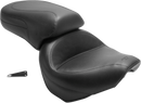 MUSTANG Seat - Vintage - Wide - Touring - Without Driver Backrest - One-Piece - Smooth - Black - XVS 75268