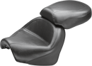 MUSTANG Seat - Vintage - Wide - Touring - Without Driver Backrest - Two-Piece - Smooth - Black - Suzuki 75811