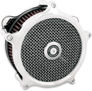 Performance Machine Super Gas Air Cleaner Kit in Chrome – Part No. 0206-2139-CH