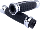 DRAG SPECIALTIES Grenade Grips - Chrome H17-05C6CD