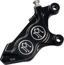 PERFORMANCE MACHINE (PM) 4-Piston Brake Caliper - Contrast Cut - Right Front, Part 0052-2424-BM