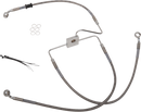 DRAG SPECIALTIES Brake Line - Front (Upper) - Stainless Steel 618566