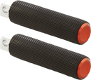 ARLEN NESS Knurled Foot Pegs - Male Mount - Orange 07-902