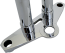 LA CHOPPERS Handlebar Riser Extensions - 1" x 1-1/2" - Chrome LA-7413-51