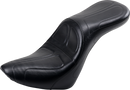 LE PERA Maverick Daddy Long Legs Seat - Black - Stitched - Softail '18-'23 LYX-910DL