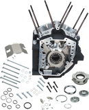S&S CYCLE Engine Case - 3.750" Bore w/Stock Stud Pattern - 88A Engine Type - Wrinkle Black -Twin Cam 31-0172A