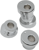 LA CHOPPERS Angled Handlebar Riser Bushing Kit - 10° - Chrome LA-7400-10