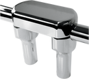 LA CHOPPERS Hefty Handlebar Riser & Top Clamp Kit - 4" - Chrome LA-7446-04